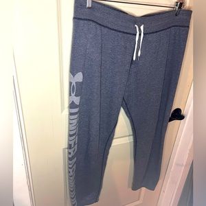 Women’s Under Armour Favorite Fleece Cold Gear Cinched Hem Joggers! Size XL